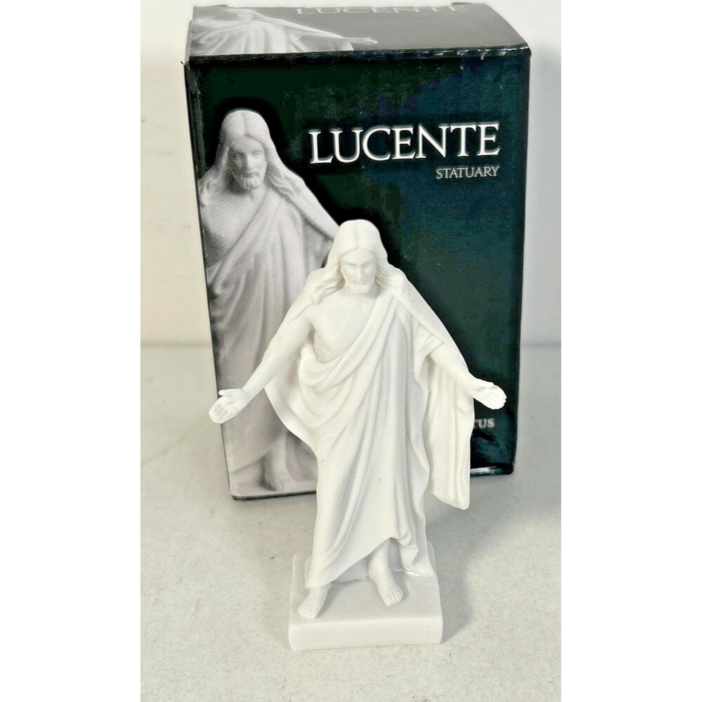Lucente Statuary Marble Christus Christ Statue 3" Brand New In Original Package